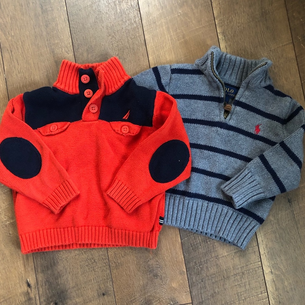 Boys bundle pair of sweaters!